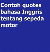 Motor Ninja Bahasa Inggris